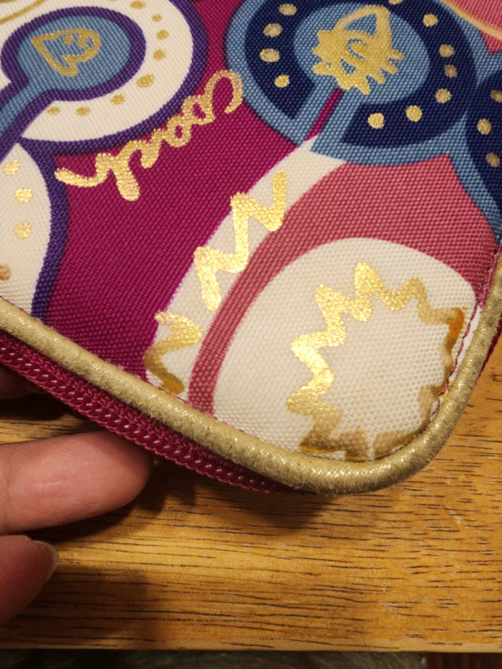 Coach Poppy Pop C Glam tablet or laptop sleeve